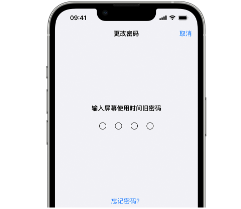 樟木头镇iPhone屏幕维修分享iPhone屏幕使用时间密码忘记了怎么办 