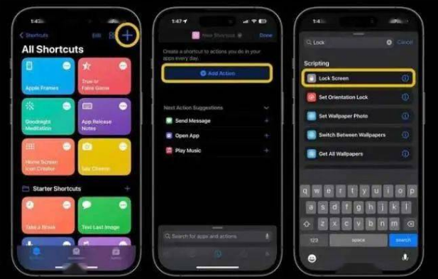 樟木头镇苹果14锁屏维修店分享iPhone14升级iOS16.4后如何创建锁屏快捷方式 