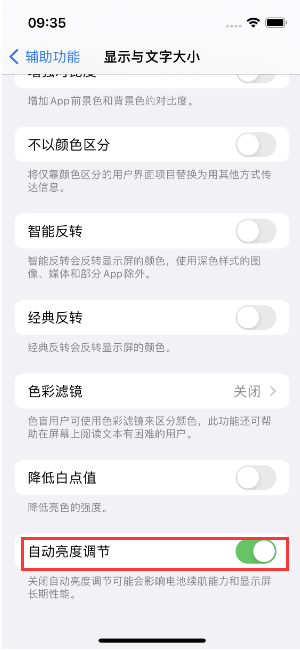 樟木头镇苹果15维修店分享iPhone 15 Pro系列屏幕亮度 