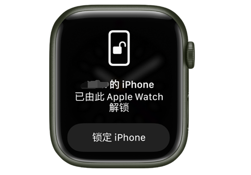 樟木头镇苹果手机维修分享用 AppleWatch 解锁配备面容 ID 的 iPhone方法 