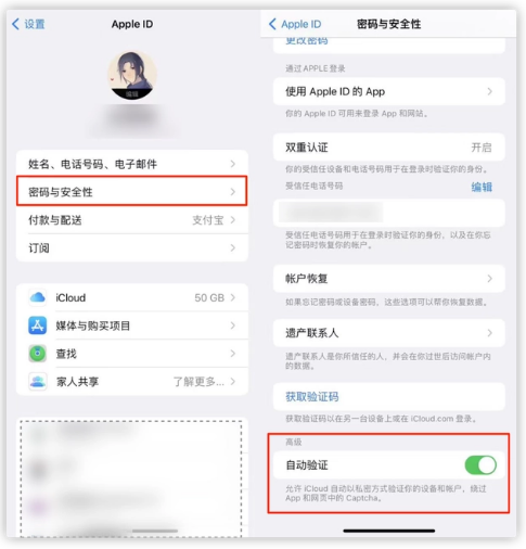 樟木头镇苹果手机维修分享iOS 16 自动验证功能开启方法 