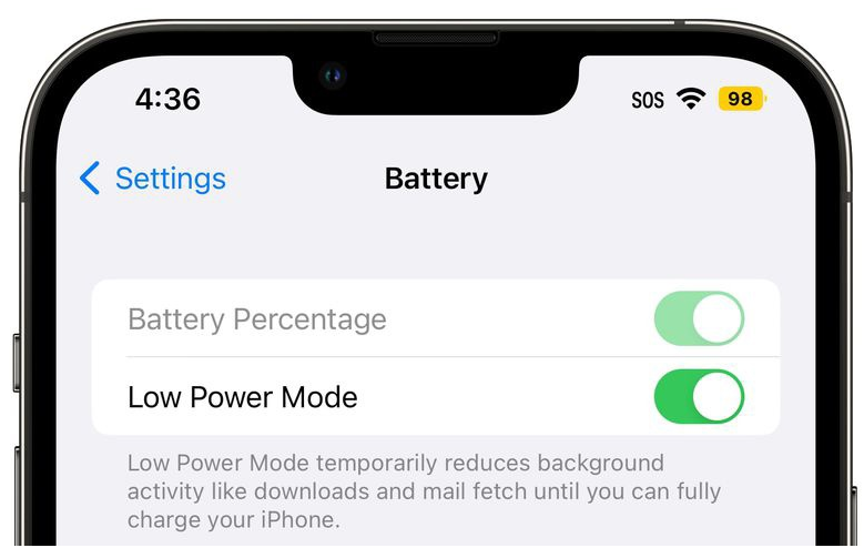 樟木头镇苹果手机维修分享iOS 16 Beta 6电池百分比显示和Beta 5有什么不同 